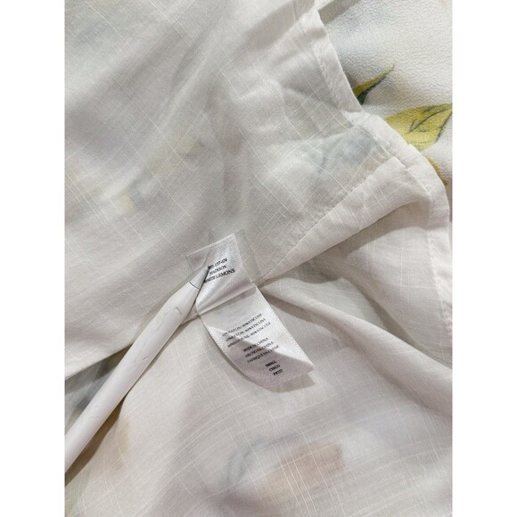 Rails Womens Dress White Lemon Madison Wrap V Neck Tank Sleeveless A Line Small - Picture 12 of 13